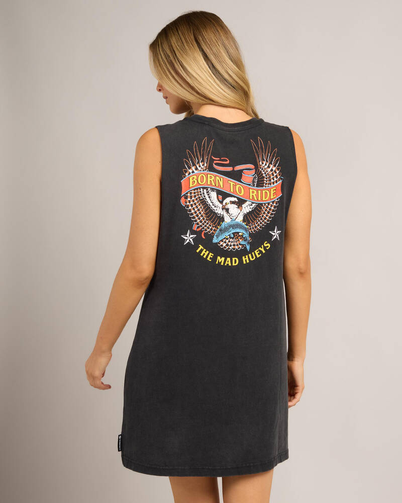 The Mad Hueys Born To Ride Muscle Dress for Womens
