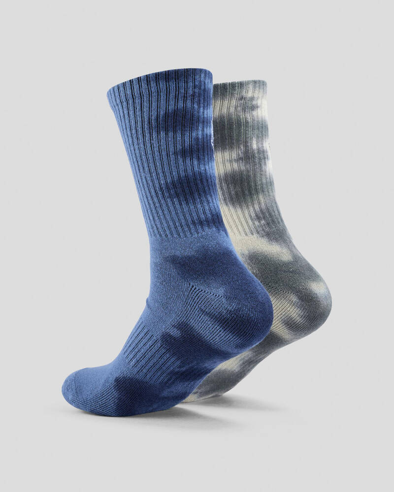 Santa Cruz Opus Dot Crew Socks 2 Pack for Mens