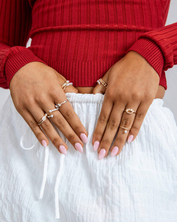 Karyn In LA Pearl Ring Pack for Womens