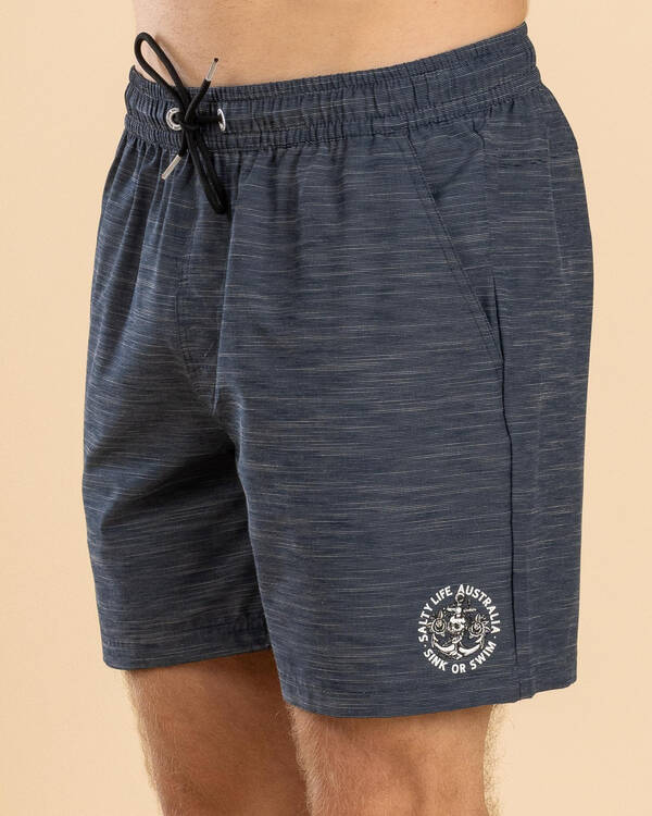 Salty Life Sail Elastic Waist Shorts for Mens