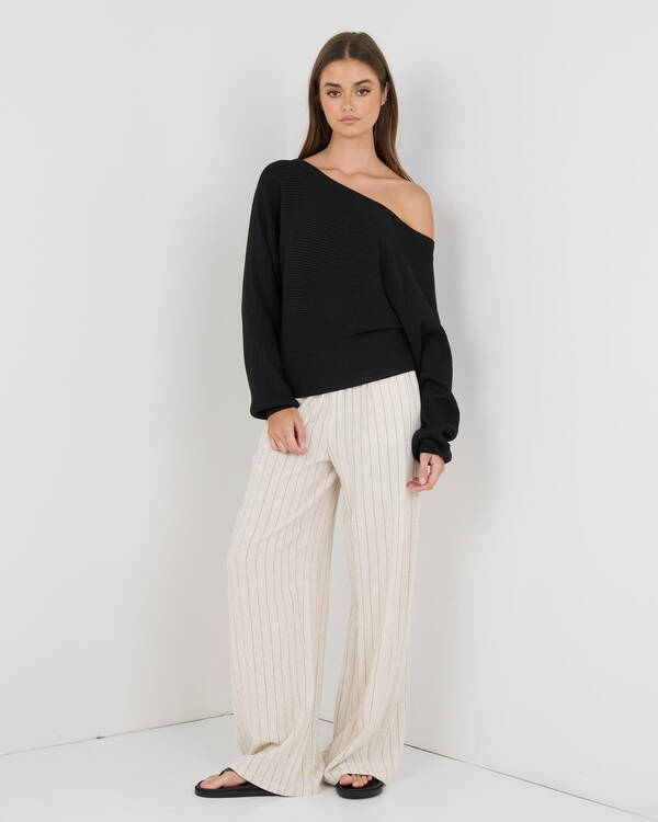 Ava And Ever Ophelia Off Shoulder Knit Jumper for Womens