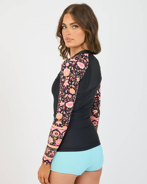 Billabong Sol Song Pipa Long Sleeve Rash Vest for Womens