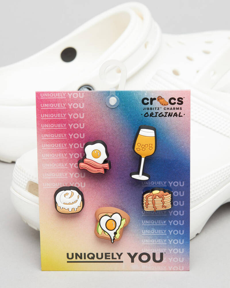 Crocs Lets Go Brunch Jibbitz 5 Pack for Unisex