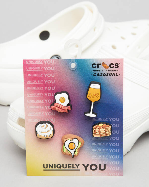 Crocs Lets Go Brunch Jibbitz 5 Pack for Unisex