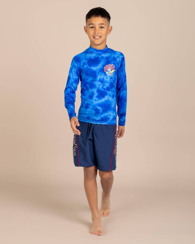 Sanction Boys' Scrap Long Sleeve Rash Vest for Mens