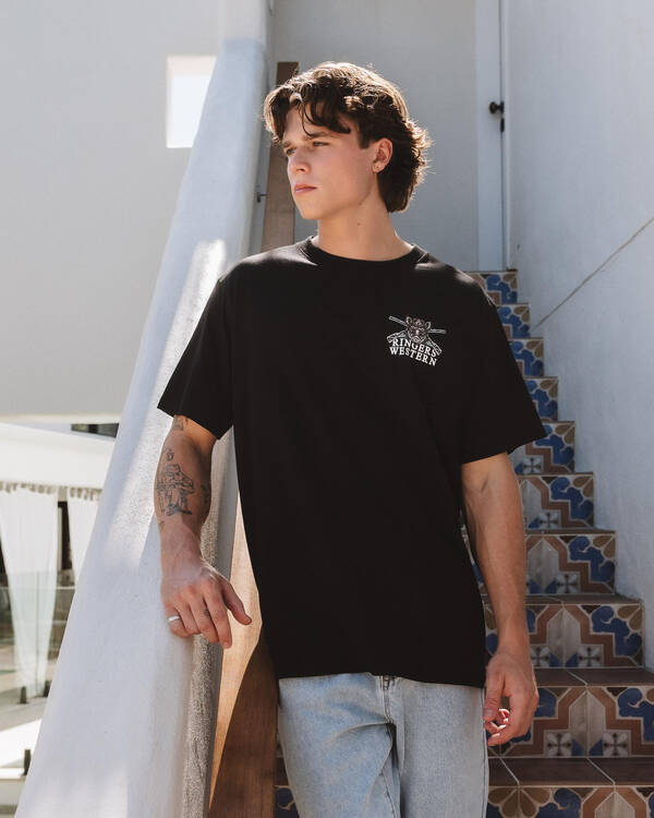 Ringers Western Wild Boar Relaxed T-Shirt for Mens