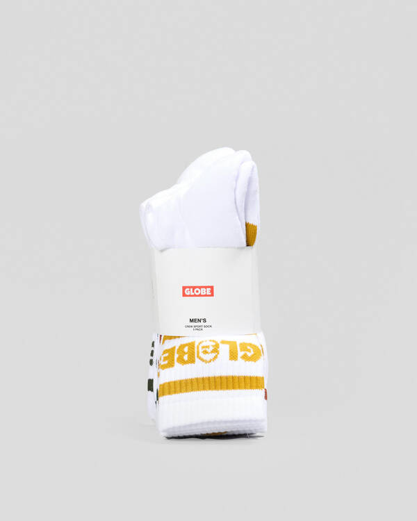 Globe Tilt Crew Socks 5 Pack for Mens