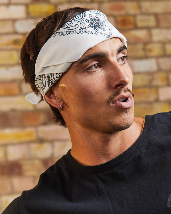 Get It Now White Bandana for Mens