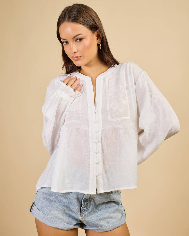 Mooloola Francis Long Sleeve Top for Womens