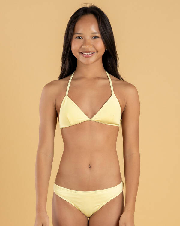 Topanga Girls' Coco Fixed Triangle Bikini Set for Womens