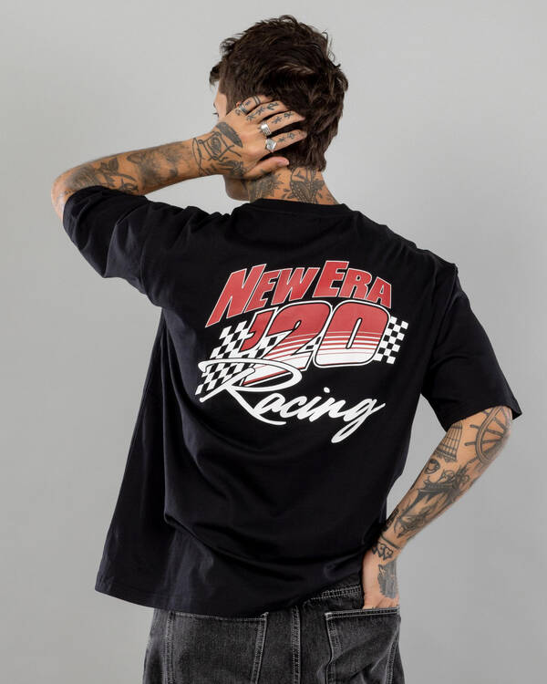 New Era Oversized Racing T-Shirt for Mens