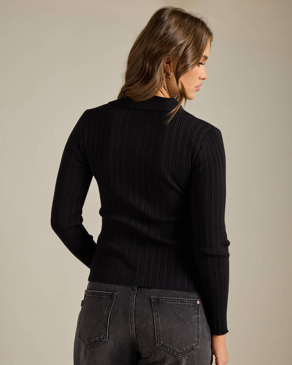 Winnie & Co Grayson Knit Zip Top for Womens