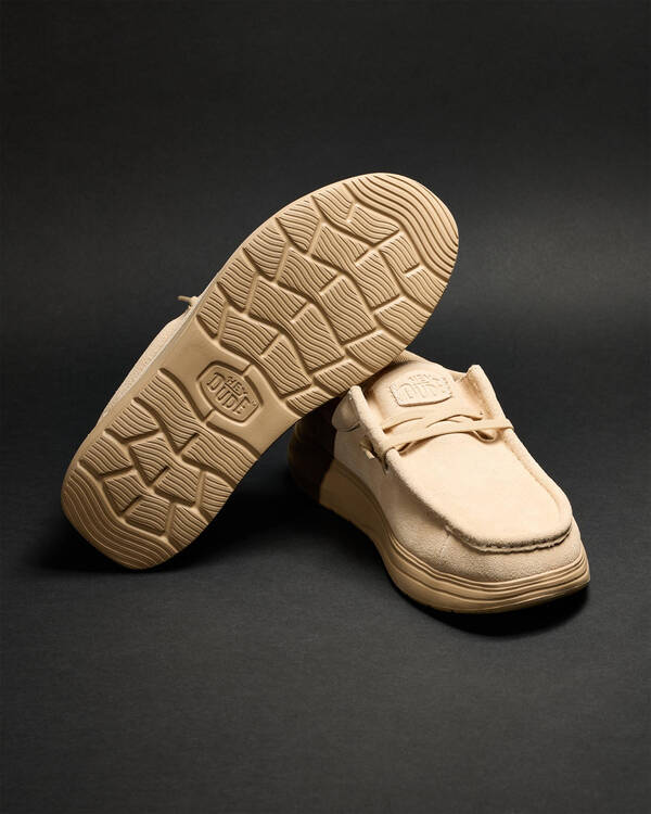 HEYDUDE Wally COMF Suede Shoes for Mens