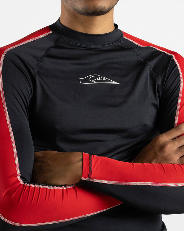 Quiksilver Griff UPF50 Long Sleeve Rash Vest for Mens