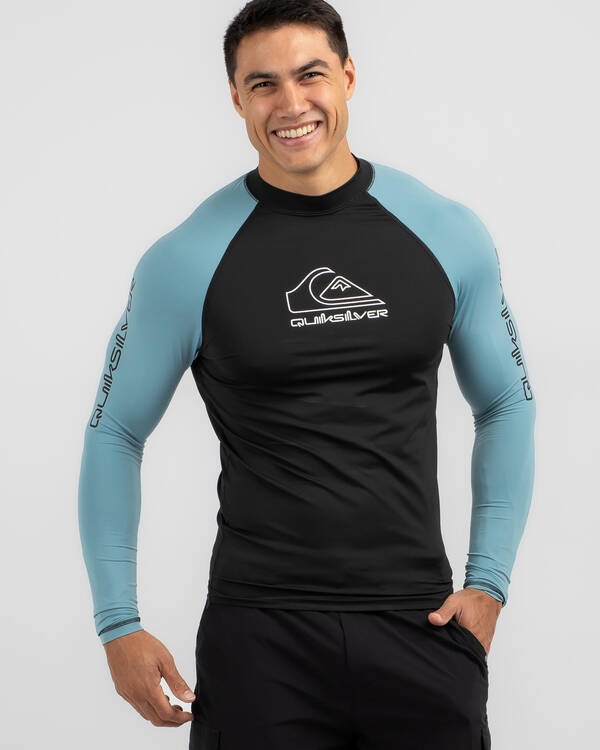 Quiksilver On Tour Long Sleeve Rash Vest for Mens