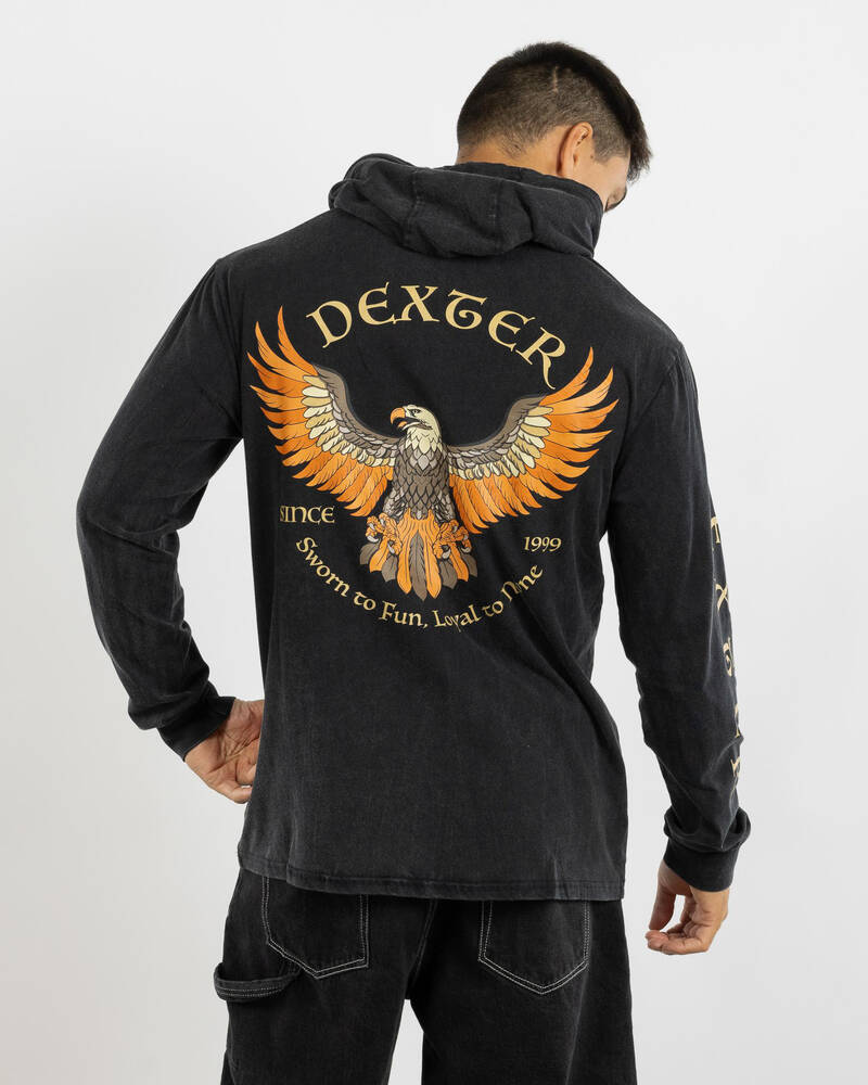 Dexter Born From Ashes Hooded Long Sleeve T-Shirt for Mens