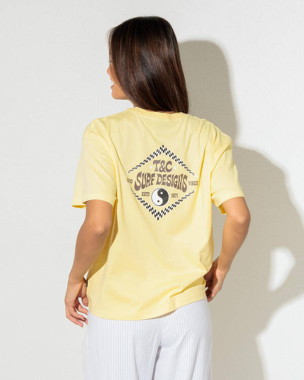 Town & Country Surf Designs Good Vibes T-Shirt for Womens