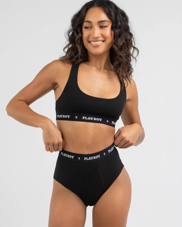 Playboy Heidi Logo Brief for Womens