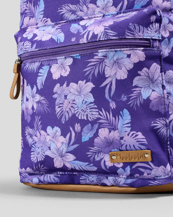Mooloola Purple Palms Backpack for Womens