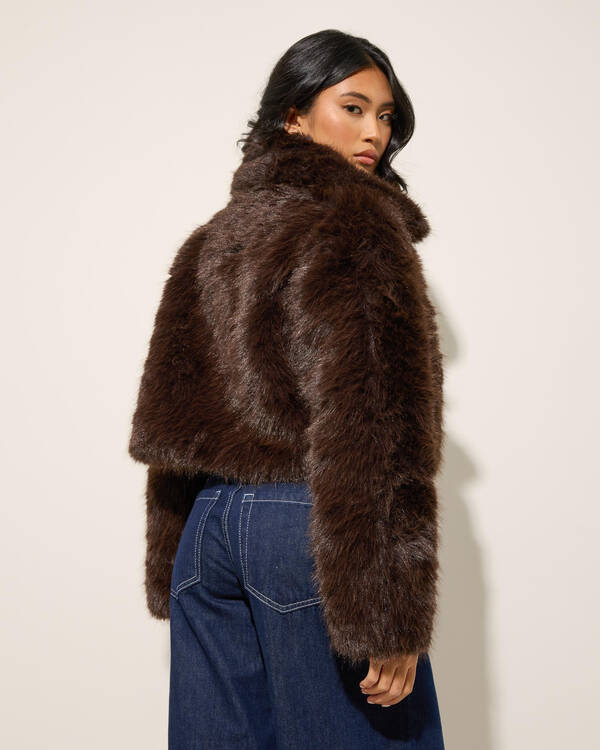 Ava And Ever Florence Faux Fur Jacket for Womens