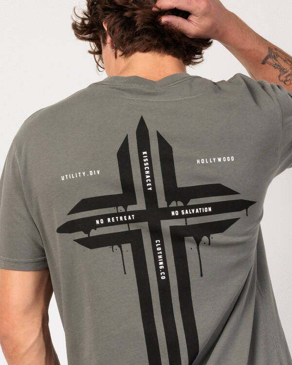 Kiss Chacey Preservation Dual Curved T-Shirt for Mens