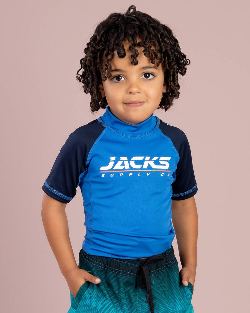 Jacks Toddlers' Rapid Short Sleeve Rash Vest for Mens