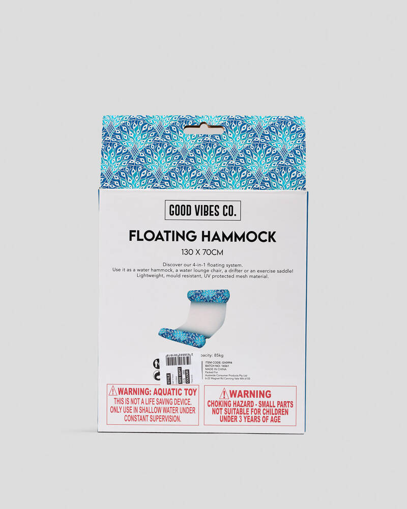 Get It Now Peacock Floating Hammock for Unisex