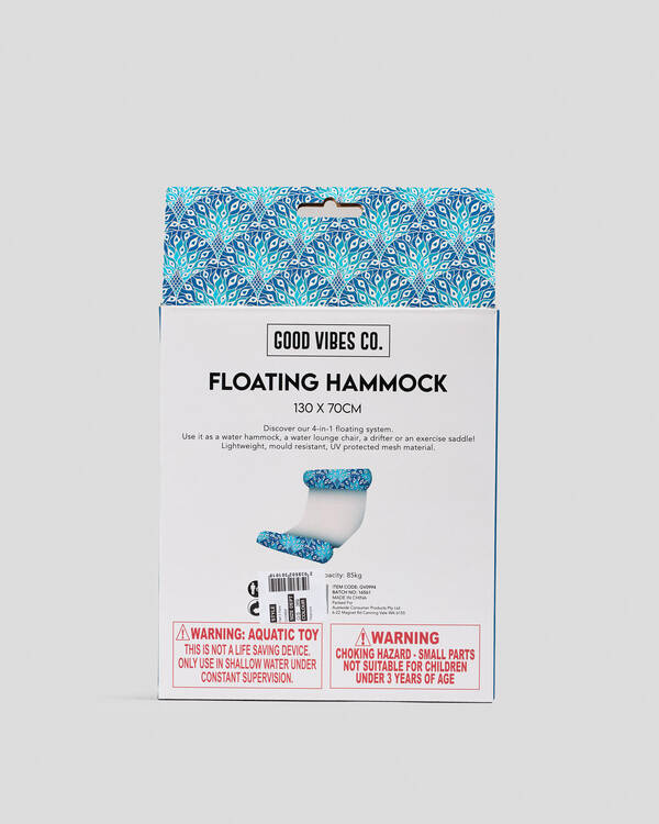 Get It Now Peacock Floating Hammock for Unisex