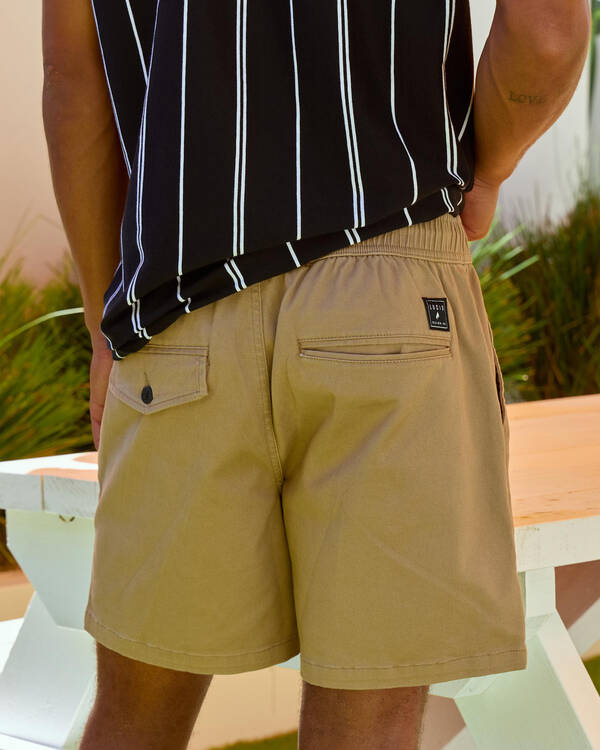 Lucid Lever Elastic Waist Shorts for Mens