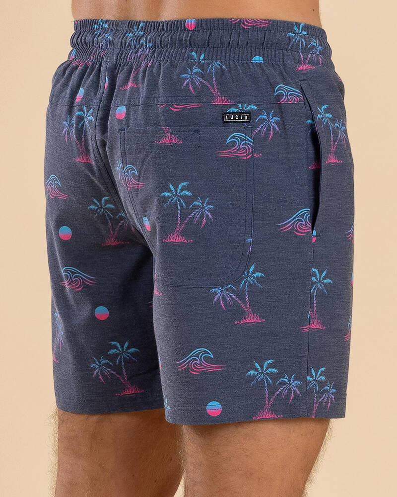 Lucid Gust Elastic Waist Shorts for Mens