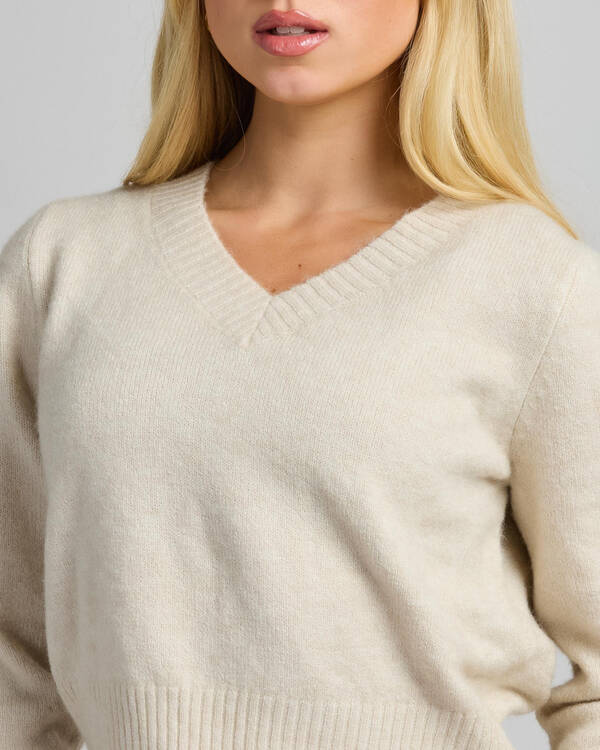 Mooloola PhD V Neck Knit Jumper for Womens