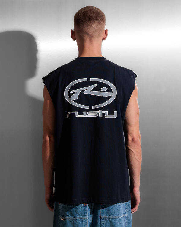 Rusty Turbo Muscle Tank for Mens