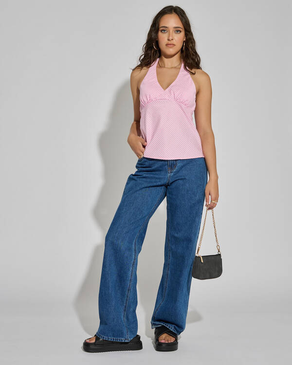 Pink Diamond Nadia Halter Top for Womens