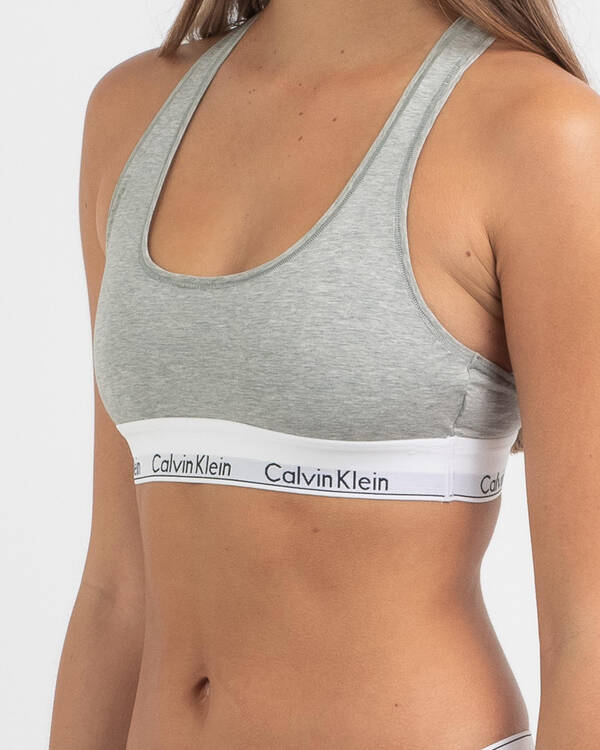 Calvin Klein Cotton Unlined Bralette for Womens