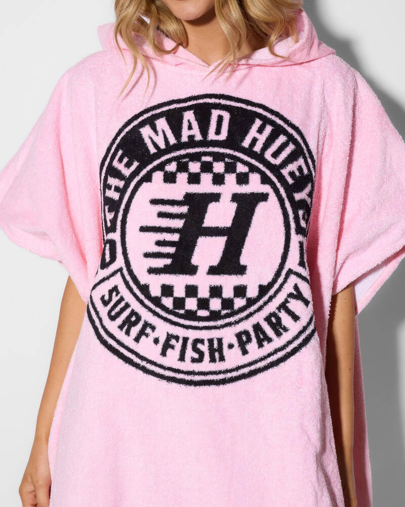 The Mad Hueys Checker Hueys Hooded Towel for Womens