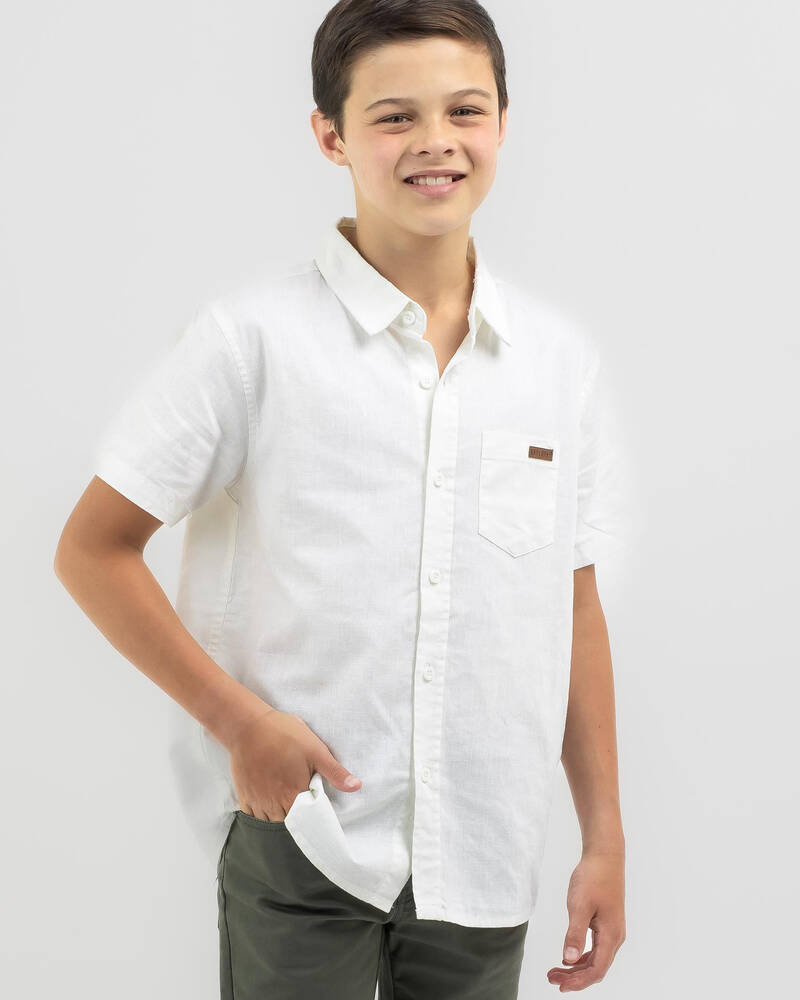 Skylark Boys' Hemp Short Sleeve Shirt for Mens