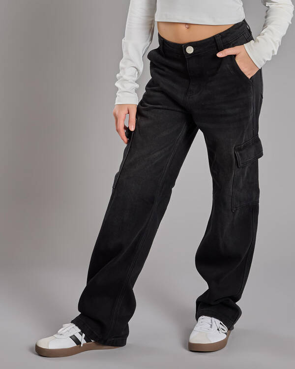 DESU Girls' Elkie Cargo Jeans for Womens
