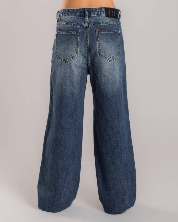 DESU Girls' Icon Straight Leg Jeans for Womens