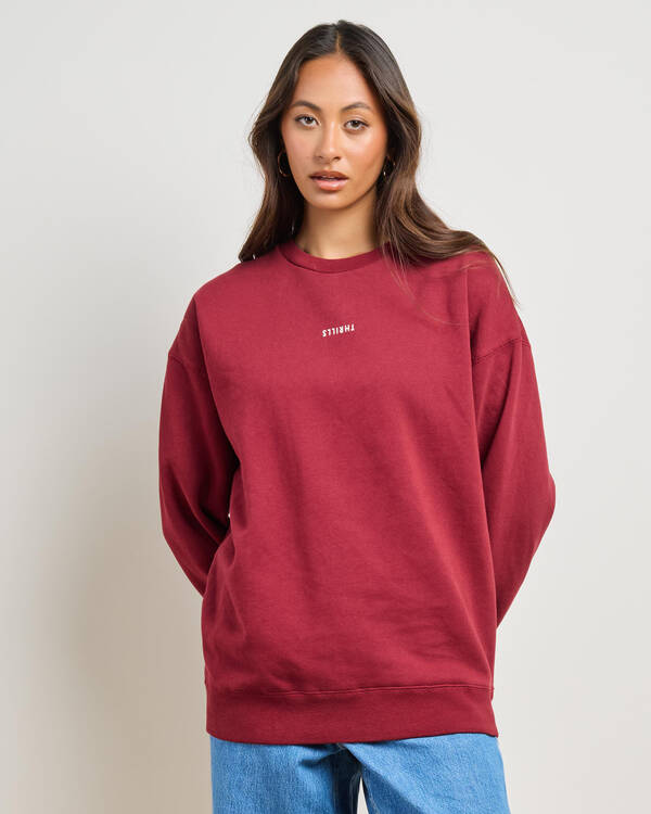 Thrills Minimal Thrills Slouch Crew Sweatshirt for Womens