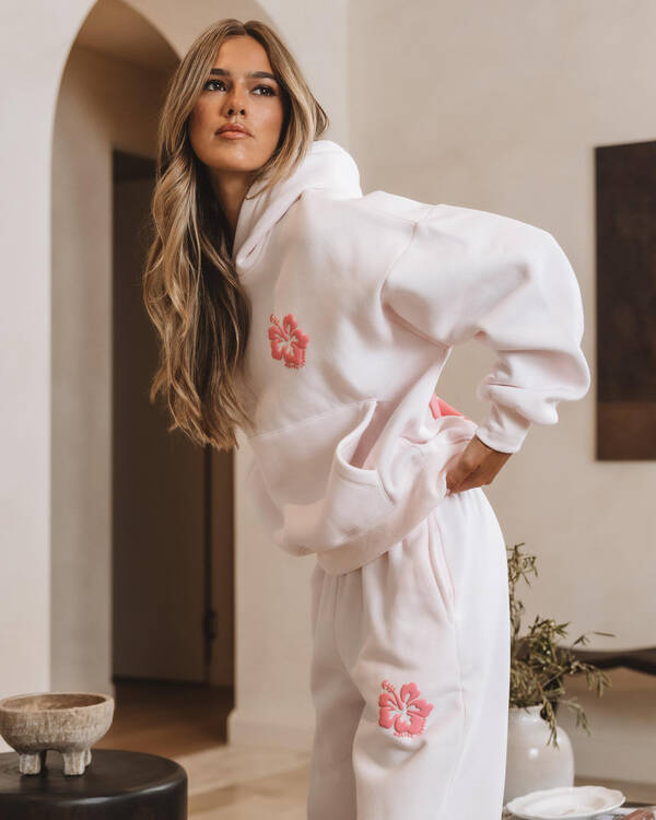 Malibu Lounge Hibiscus Hoodie for Womens