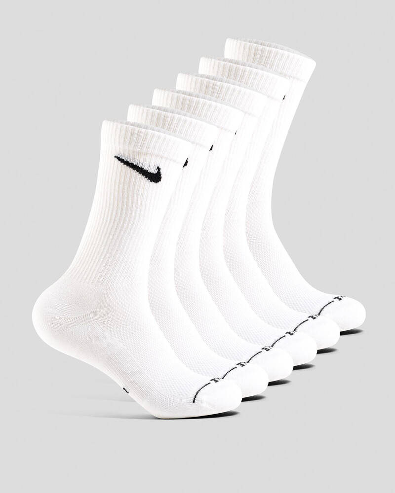 Nike Everyday Elevated Crew Socks 6 Pack for Mens