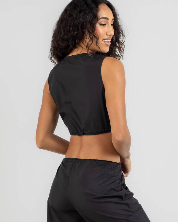 Mint Vanilla Drew Parachute Top for Womens