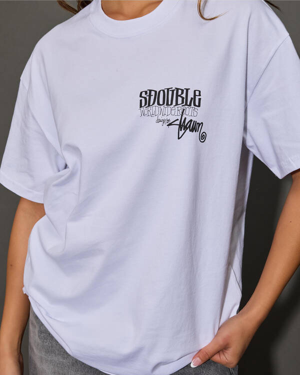 S-Double Women's World Wide Roots T-Shirt for Womens