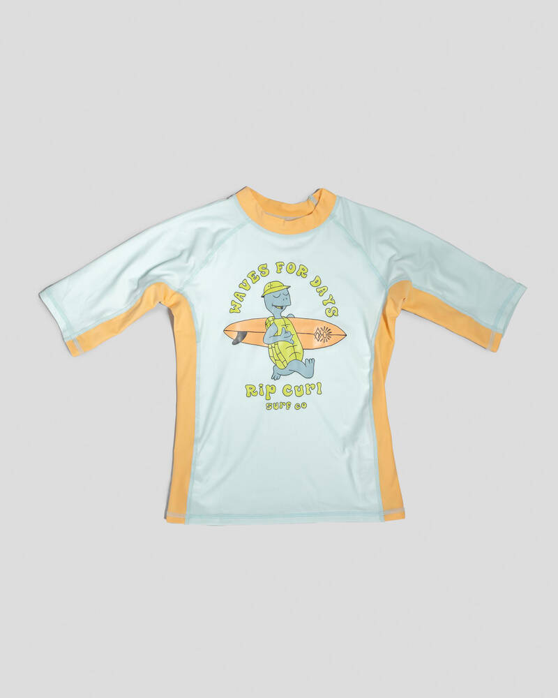 Rip Curl Toddlers' Tube Turtle Short Sleeve Rash Vest for Mens