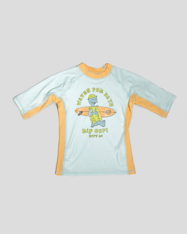Rip Curl Toddlers' Tube Turtle Short Sleeve Rash Vest for Mens