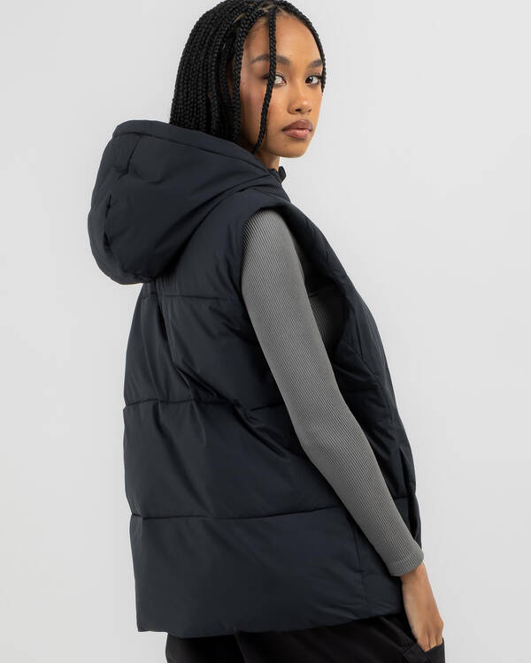 Roxy Bright Side Hooded Puffer Vest for Womens