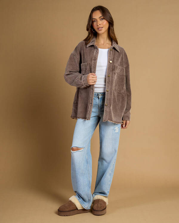 Mooloola Ryder Cord Shacket for Womens