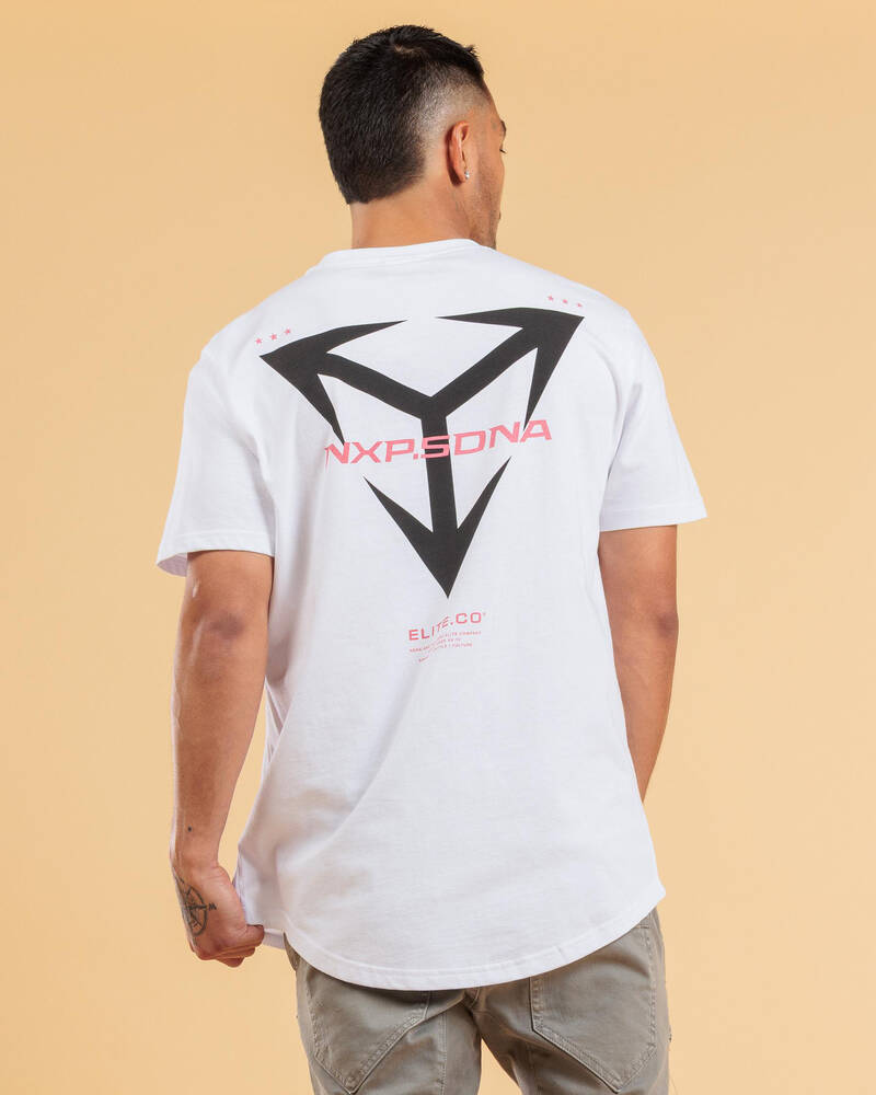 Nena & Pasadena Finest Dual Curved T-Shirt for Mens
