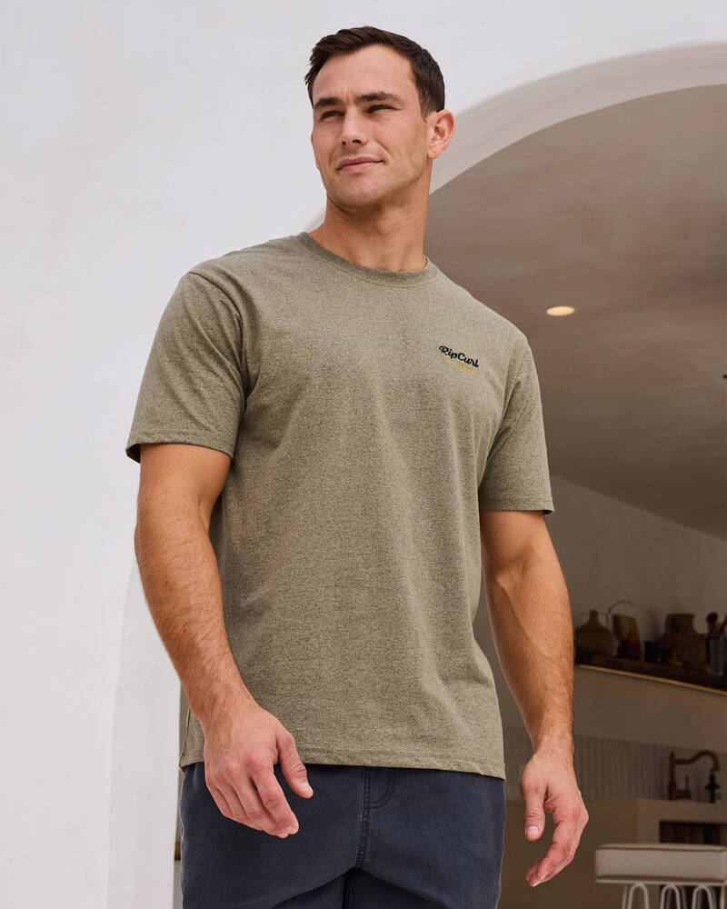 Rip Curl Easy Embroid T-Shirt for Mens