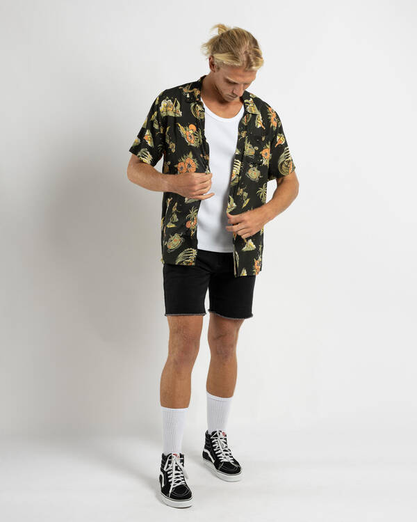The Mad Hueys Frothin Out Short Sleeve Shirt for Mens
